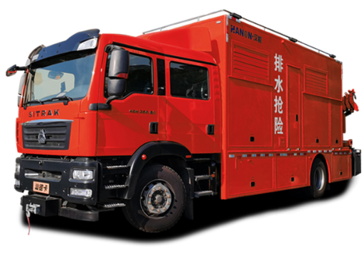 6000型汕德卡雙排排水搶險(xiǎn)車(chē)